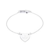 Trademark Sterling Silver Heart Bracelet