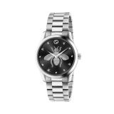 G-Timeless 38mm, Black Bee Dial, Quartz Movement, Stainless Steel Watch