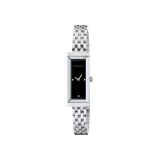 G-Frame 32mm, Black Dial, Quartz Movement, Stainless Steel Watch