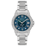Bulova Marine Star Navy Dial Diamond Watch