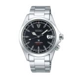 Seiko Alpinist Prospex 39.5mm, Black Dial, Automatic Movement, Stainless Steel Case, Stainless Steel Bracelet SPB117J1