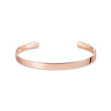 Minimalistic Rose Gold Plated Bangle