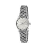 G-Timeless 29mm, Silver Dial, Quartz Movement, Stainless Steel Watch