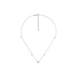 GG Running 18k White Gold Diamond Necklace