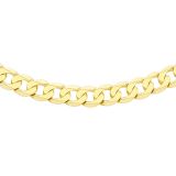 9ct Yellow Gold Curb Link Necklet