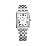 Toccata 23.4mm x 34.6mm, White Dial, Quartz Movement, Stainless Steel Case, Stainless Steel Bracelet Watch