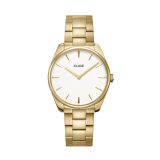 Cluse Féroce 36mm 3-Link Gold-Plated Bracelet Watch.