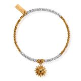 Photo of the ChloBo Sparkle Sun Gold Plated & Sterling Silver Bracelet GMBCRDB1091