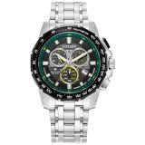 Promaster MX Chronograph 43mm, Black Dial, Stainless Steel Eco-Drive Watch