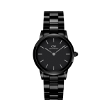 Iconic Link 28mm Black Dial Quartz Ceramic Watch