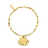ChloBo Personalised multi  rice moon charm Bracelet