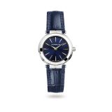 Newport Slim, 32mm, Navy Dial, Quartz Movement, Stainless Steel Case, Leather Strap Watch