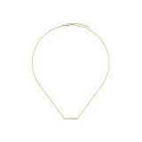 Link to Love 18k Yellow Gold Bar Necklace