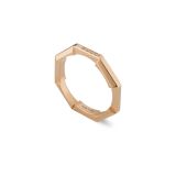 Link to Love 18k Rose Gold Mirrored Ring