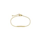 Link to Love 18k Yellow Gold Bar Bracelet