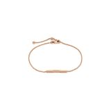 Link to Love 18k Rose Gold Bar Bracelet