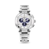 Newport Chrono 43mm, Silver Dial, Quartz Movement, Stainless Steel Watch