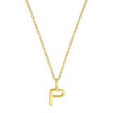 Juvi Yellow Gold Initial P Charm