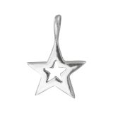 Juvi Silver Star Charm