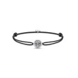 Little Secret Tree of Love Sterling Silver Textile Bracelet
