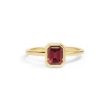 O'Dwyer Pebbles Rhodolite Garnet 18ct Gold Ring