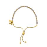Magic Aura Gold Plated Adjustable Bracelet