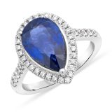 Platinum, Sapphire & Diamond Dress Ring