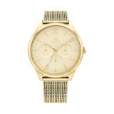 Layla Ladies 38mm Gold Dial Quartz Movement Gold-Tone Stainless Steel Bracelet Watch