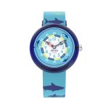 Pool in Miami SHARKASM 31.8mm, Blue Dial, Quartz Movement, Plastic Case, Blue Textile Strap Watch