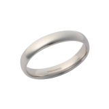 Platinum 950 3mm Size 'J' Court Band