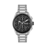 Volane 44mm Black Dial Quartz Movement Stainless Steel Bracelet Watch
