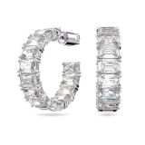 Swarovski Rhodium Plated Millenia Hoop Earrings
