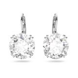 Swarovski Rhodium Plated Millenia Drop Earrings