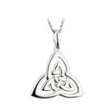 Sterling Silver Trinity Knot Necklace