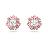 Swarovski Rhodium Plated Sunshine Stud Earrings