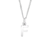 Sterling Silver F Initial Necklace