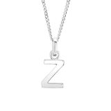 Sterling Silver Z Initial Necklace