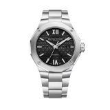 Riviera 42mm Black Dial Automatic Stainless Steel Bracelet Watch