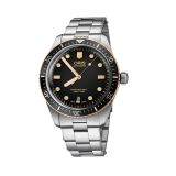 Divers Sixty Five 40mm Automatic Stainless Steel Bracelet Watch