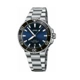 Aquis Date 41.5mm Blue Dial Automatic Stainless Steel Bracelet Watch