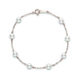 Pearl Chain Bracelet - Rose Gold