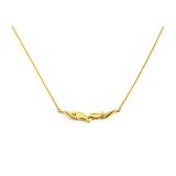 O'Dwyer 18k Gold Leaf Pendant