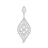 Weir Collection 18k Diamond Flower Lattice Pendant