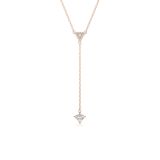 Swarovski Rose Gold Tone Ortyx Y Necklace