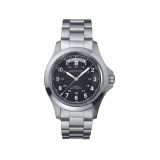 Khaki Field 40mm, Black Dial, Automatic Movement, Stainless Steel Watch