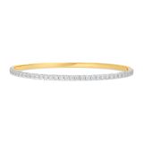 Weir Collection 18k Diamond Bangle