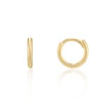 9k yellow gold 5mm huggie earrings 