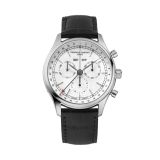 Chronograph Triple Calendar, 40mm, Stainless Steel, Quartz