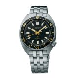 Seiko Heritage Turtle 1968 Prospex 41mm, Black Dial, Automatic Movement, Stainless Steel Case, Stainless Steel Bracelet Watch spb315j1