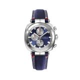 Newport Heritage 42mm, Blue Dial, Quartz Movement, Stainless Steel Case, Textile Strap Chronograph Watch